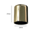 15mm Gold Metal Zinc Alloy Perfume Bottle Cap Luxury Zamac With Logo