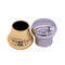Round Top Golden Cap Perfume Bottle Zinc Alloy Perfume Caps For 18mm Sprayer